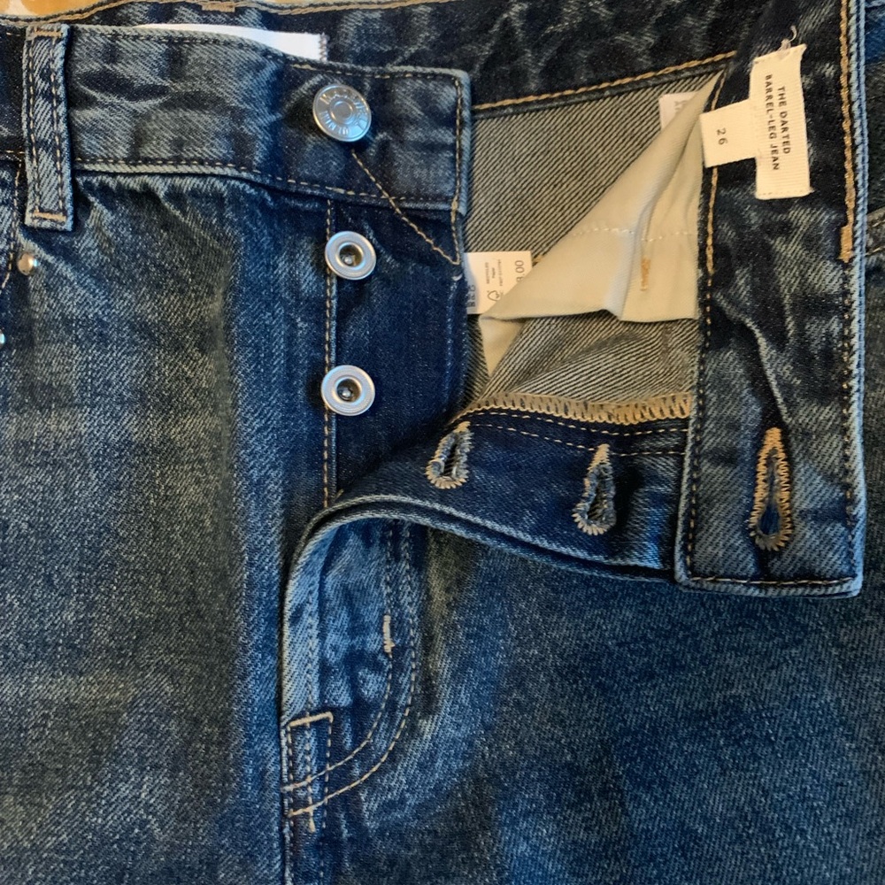 Madewell Darted Barrel leg jean. NWT - Picture 8 of 10